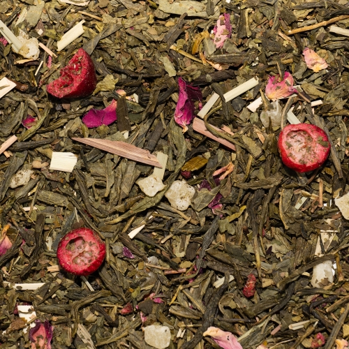 Flavoured green tea - Summer Raspberry Mojito