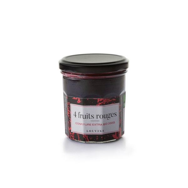 Confiture Extra Bio 4 fruits Rouge