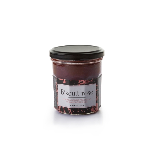 Préparation de fruits à base de biscuit rose La Champenoise
