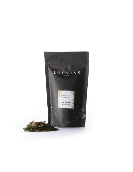 Flavoured green tea - Duo Menthe Chocolat